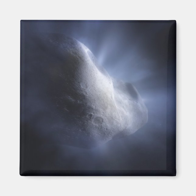 Illustrative Nah-up der Comet Tempel. Magnet (Vorne)