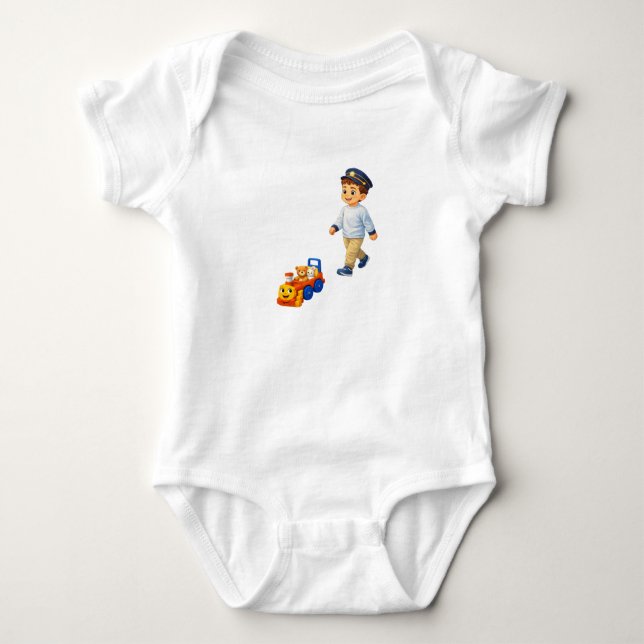 Illustrazioni Giocose Baby Strampler (Vorderseite)