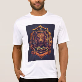 illustrieren einen geometrischen Löwen T-Shirt