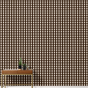 Illustriert Brown Cowry Muschel Muster Tapete