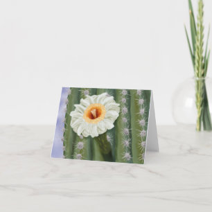 Illustriert Saguaro Cactus White Blume