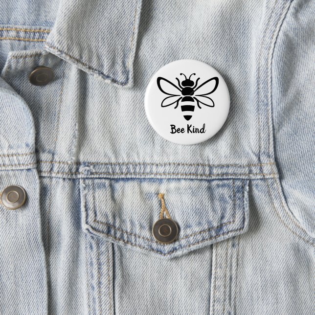 Illustrierte Biene Button (Beispiel)