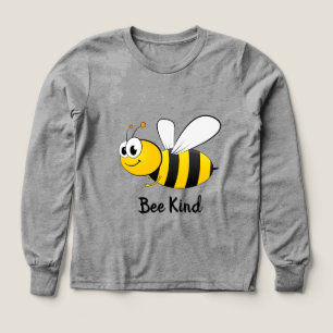 Illustrierte Biene Hintergrund T-Shirt