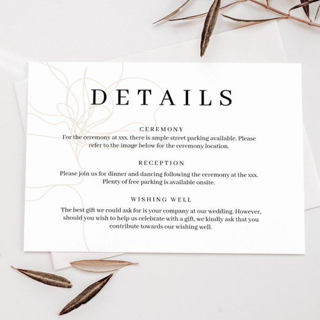 Illustrierte Blume Einladung (Von Creator hochgeladen)