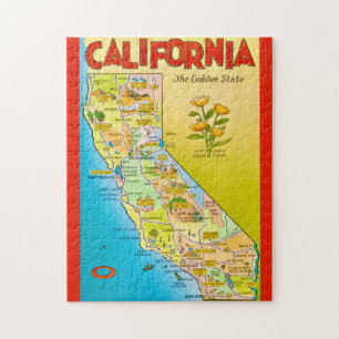 Illustrierte California State 11x14