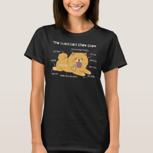 Illustrierte Chow T-Shirt
