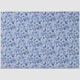 Illustrierte Entkopplung von Blauen Vögeln und Her Seidenpapier