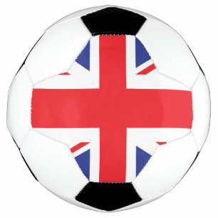 Illustrierte Fassung der britischen Flagge Fußball