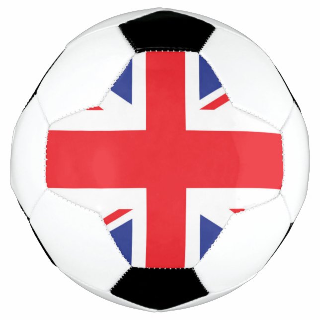 Illustrierte Fassung der britischen Flagge Fußball (Vorderseite)