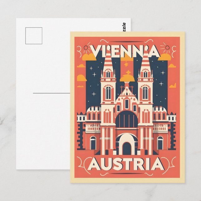 Illustrierte Geschenke der Stadt Wien Postkarte (Vorne/Hinten)