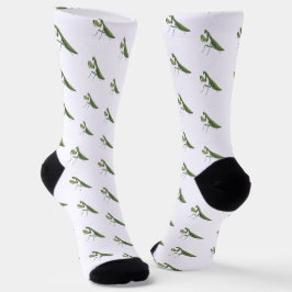 Illustrierte Gottesanbeterin Socken