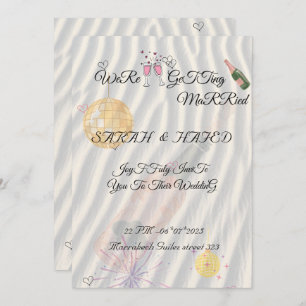 Illustrierte Hochzeitssuite Vorlage handgezeichnet