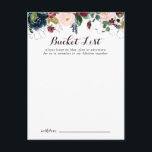 Illustrierte Hochzeitszettelkarten für Wasserfarbe Postkarte<br><div class="desc">Diese illustrierten Hochzeitskarten in Aquarellfarben sind die perfekte Wahl für einen einfachen Hochzeitsempfang oder ein einfaches Brautparty. Das Design mit kunstvoll handbemalten Aquarellblau, bordeauxrot, rot, rot, blüten Rose und Pfannkuchen mit eleganten grünen Blätter inspiriere die farbenfrohe, idyllische Herbstschönheit. Ändern Sie den Wortlaut in Anzug jedes Lebensereignisses. Das Schild der Schaufelliste...</div>