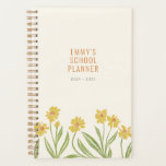 Illustrierte Hübsche gelbe Wildblumen Planer<br><div class="desc">Dieser spiralgebundene Notebook-Planer verfügt über eine cremefarbene Abdeckung mit texturalen und illustrierten gelben Wildblumen und einem modernen, leicht zu personalisierenden, gepanzerten Text. Vergessen Sie nicht, den Text "return if found" auf der Rückseite zu bearbeiten, falls Ihr Planer verloren geht.</div>