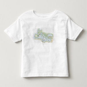 Illustrierte Karte des römischen Reiches Kleinkind T-shirt