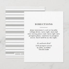 Illustrierte Karte für Knoten - Schwarz