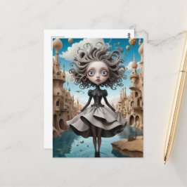 Illustrierte Postkarte