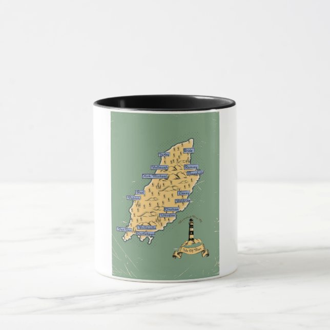 Illustrierte Reisekarte Tasse (Zentrum)