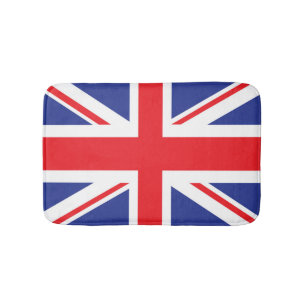 Illustrierte Version der britischen Flagge Badematte