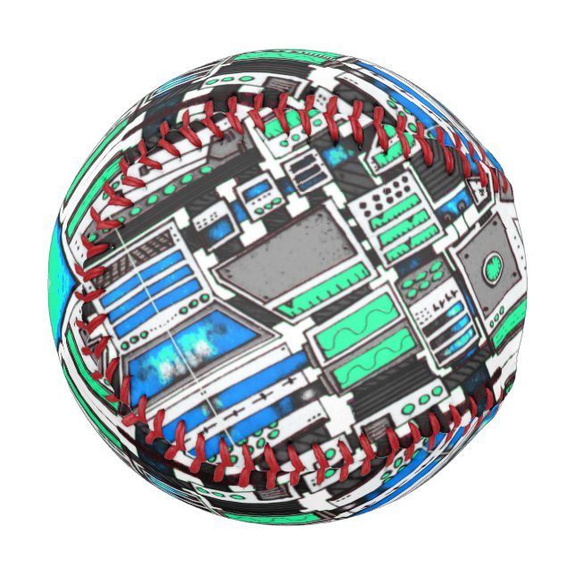 Illustrierte Vorstellungskraft Baseball (Vorderseite Links)