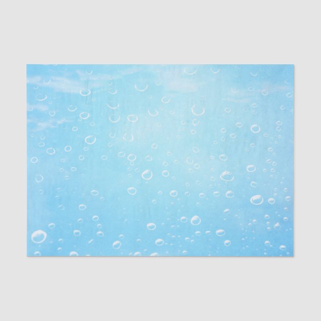 Illustrierte Wasserblasen Seidenpapier (Vorderseite)