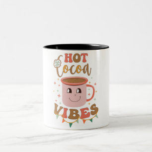 Illustrierte Weihnachten Zweifarbige Tasse