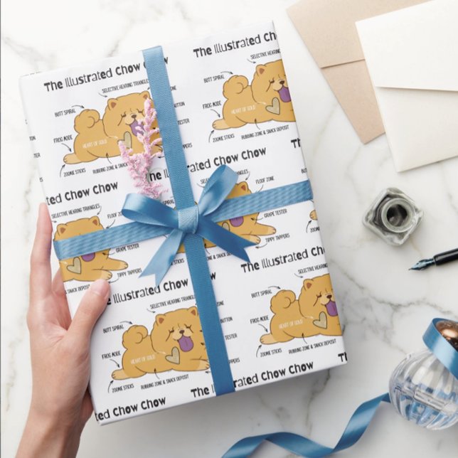ILLUSTRIERTER CHOW   GESCHENKPAPIER (Von Creator hochgeladen)