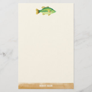 Illustrierter Großfisch Briefpapier