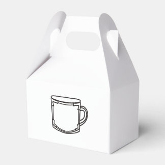 Illustrierter Kaffee Geschenkschachtel