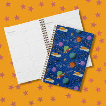 Illustrierter Weltraum-Muster-Planeten