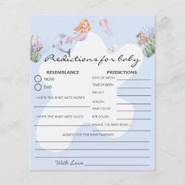 Illustriertes Mermaid Prediction Baby Shooting Gam