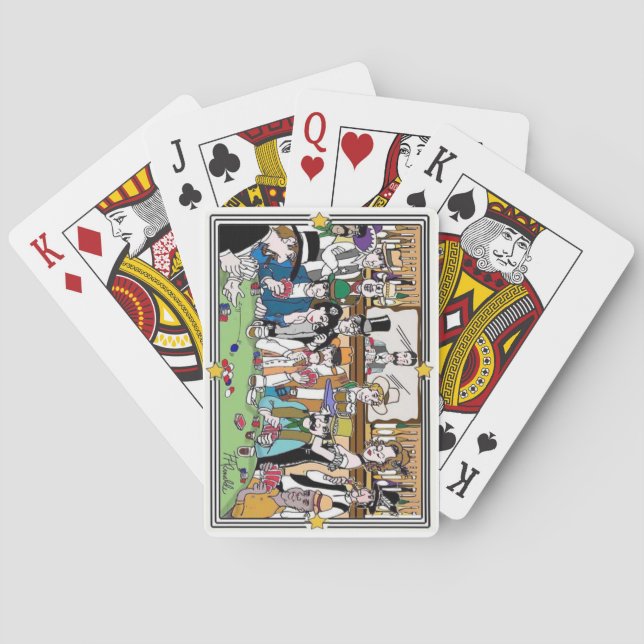 Illustriertes "Wild West Poker Game" Fahrrad spiel Spielkarten (Rückseite)