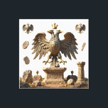 IllyrianAltarRelics-SacredEagleArtBundle 0 HERSYM  Leinwanddruck<br><div class="desc">Step into the world of Ancient Illyrian Majesty. This exclusive Sacred Eagle Art Bundle (Part 1) features a double-headed eagle meticulously rendered in royal white marble with liquid gold accents. Inspired by ancient altar relics, this piece blends historical symbolism with modern Art Deco luxury. Exclusive digital art series by Ta-Bo...</div>