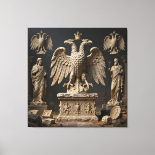 IllyrianAltarRelics-SacredEagleArtBundle I HERSYM Leinwanddruck
