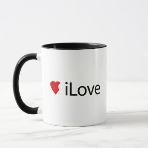 iLove - I Liebe Parody Coffee Tasse