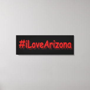 "#iLoveArizona " Niedliches Design. Jetzt kaufen Leinwanddruck