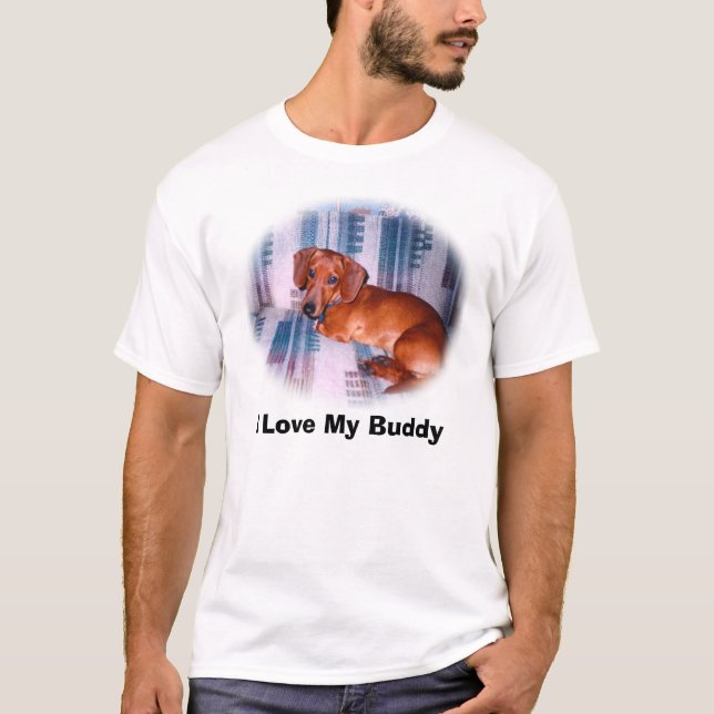 ilovebuddy, i-Liebe mein Freund T-Shirt (Vorderseite)