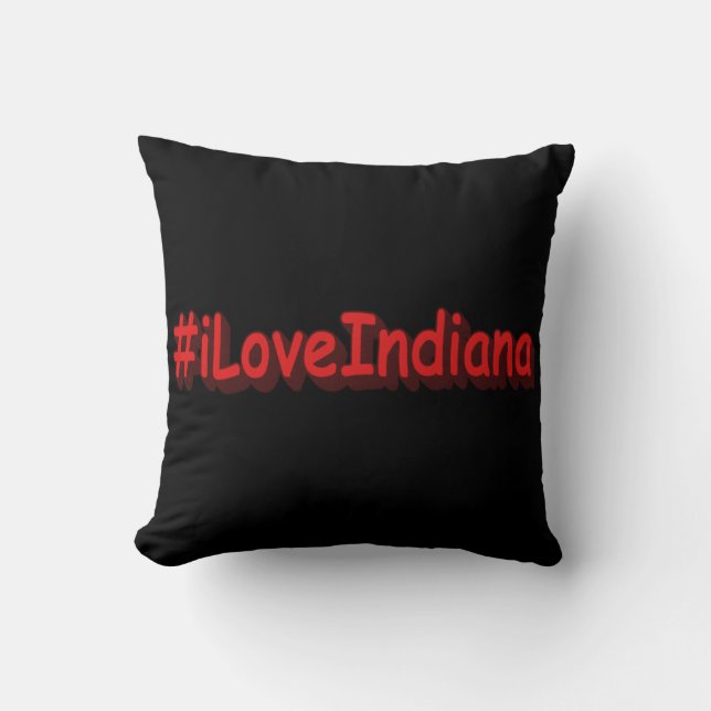"#iLoveIndiana " Niedliches Design. Jetzt kaufen Kissen (Vorderseite)
