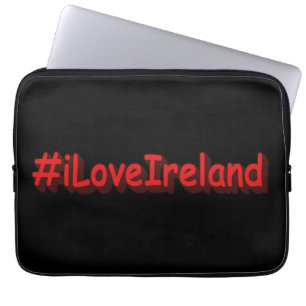"#iLoveIreland" Niedliches Design. Jetzt kaufen Laptopschutzhülle