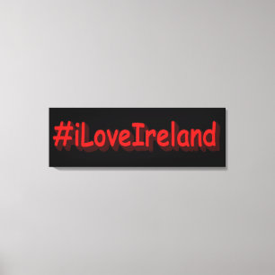 "#iLoveIreland" Niedliches Design. Jetzt kaufen Leinwanddruck