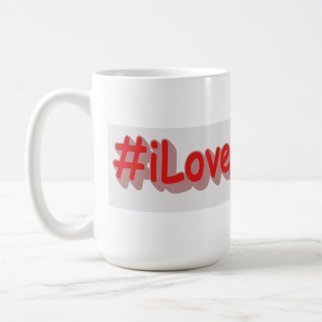 "#iLoveMichigan " Niedliches Design. Jetzt kaufen Kaffeetasse (Links)
