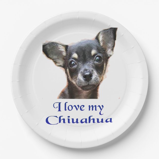 Ilovemychiwawatee Pappteller (Vorderseite)
