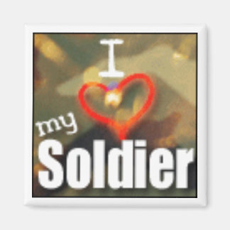 Ilovemysoldat Magnet