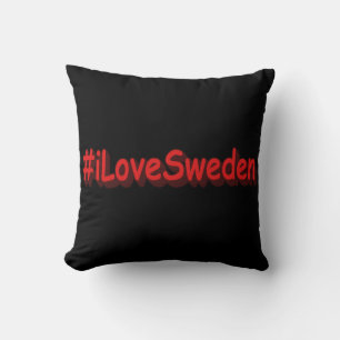 "#iLoveSweden" Niedliches Design. Jetzt kaufen Kissen