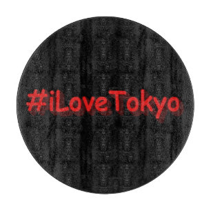 "#iLoveTokyo" Niedliches Design. Jetzt kaufen Schneidebrett