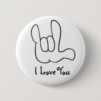 Iloveu1, i-Liebe Sie - amerikanisches Button