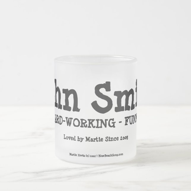 Ils sont aimés par vous - Mug (Personnaliser) (Centre)