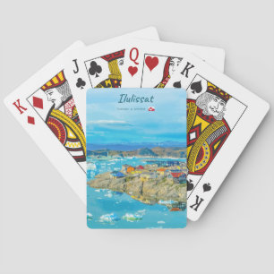 Ilulissat, Grönland - Eisbergstadt Spielkarten