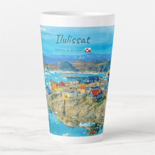 Ilulissat, Grönland - Große Eisberg-Stadt Milchtasse