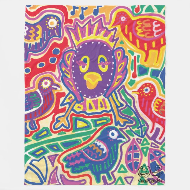  Ilustración de Mola1 Fleecedecke (Vorderseite)